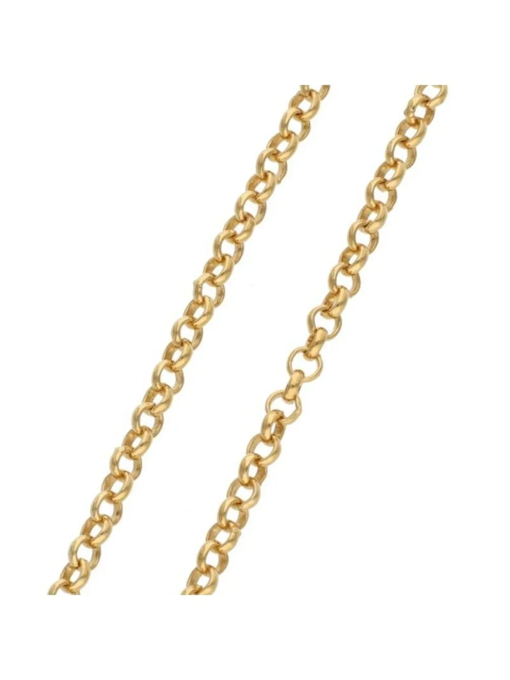 Chrome Hearts 22K Neckchain Roll Chain Gold Necklace